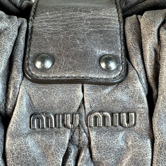 πSOLDπ MIU MIU Matelasse Nappa Leather Vintage Shoulder Bag with Key with COA - Picture 8 of 17